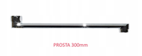 Wylewka baterii jednouchwytowej kuchennej umywalkowej 300mm PROSTA 1/2x3/4