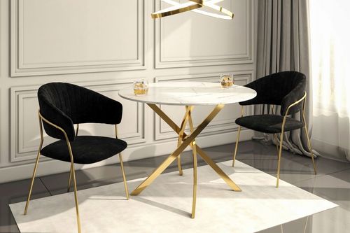 krzesło k4-fx velvet czarne na Arena.pl