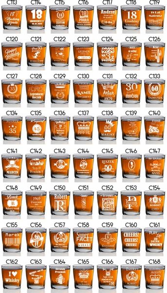 SKRZYNKA KARAFKA SZKLANKI DO WHISKY Z GRAWEREM URODZINY WIECZÓR KAWALERSKI zdjęcie 8