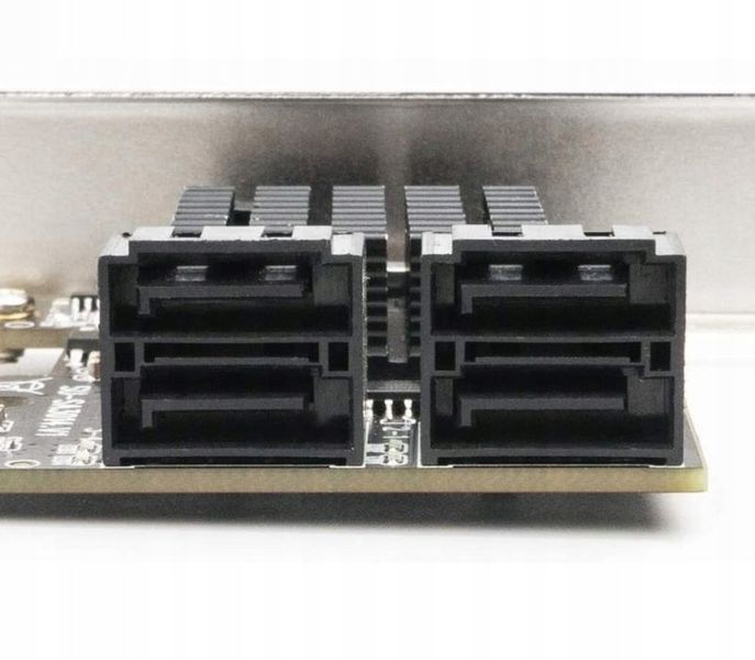 Kontroler Adapter Karta PCI-E 1x na 4x SATA 3 zdjęcie 3