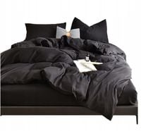 KOMPLET POŚCIELI 140x200 2x POSZEWKI 70x80 MIKROFIBRA GŁADKA MIĘKKA