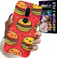 ETUI DO XIAOMI REDMI 8 - SŁODKIE UŚMIECHNIĘTE BURGERY POKROWIEC