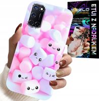 ETUI DO OPPO A52 - WZÓR W SŁODKIE PIANKI, OBUDOWA, PLECKI