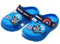 KLAPKI KAPCIE DZIECIĘCE BUTY SANDAŁKI MARVEL KAPITAN AMERYKA 27-28