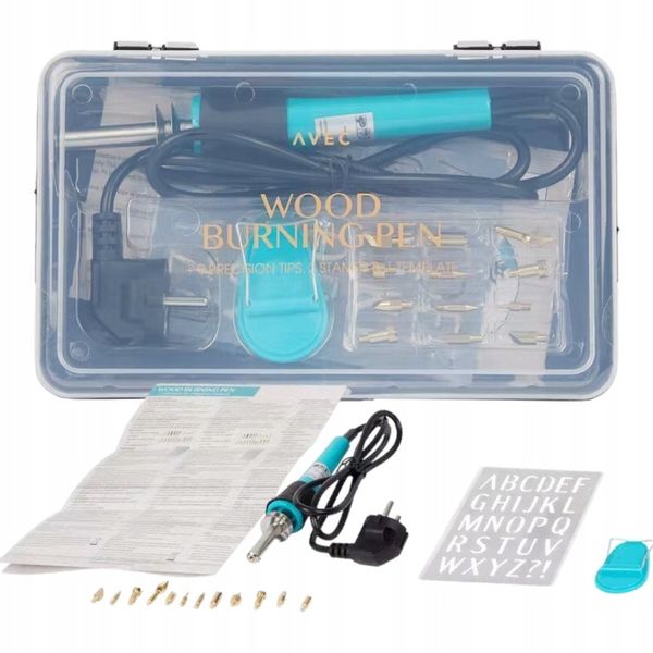 LUTOWNICA WYPALARKA PIROGRAF DO DREWNA + AKCESORIA zdjęcie 3