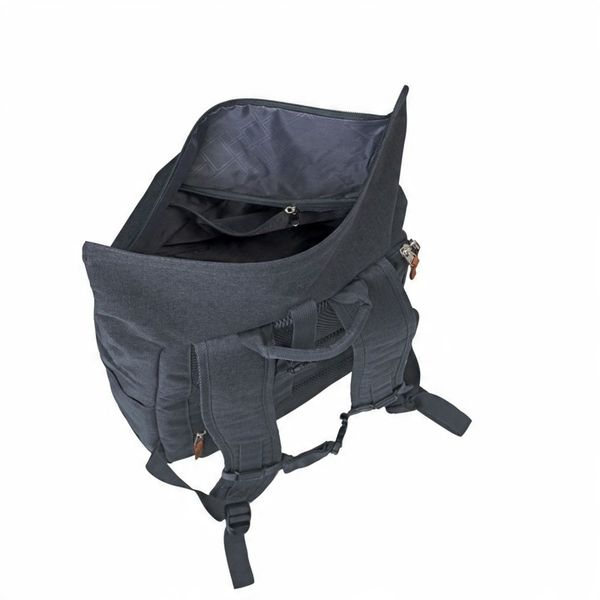 Plecak miejski rolowany Travelite Basics 35l na laptopa 15,6" antracyt zdjęcie 4