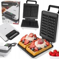 Gofrownica Mesko Ms3091 1800W Funkcjonalna Na 2 Gofry Biała