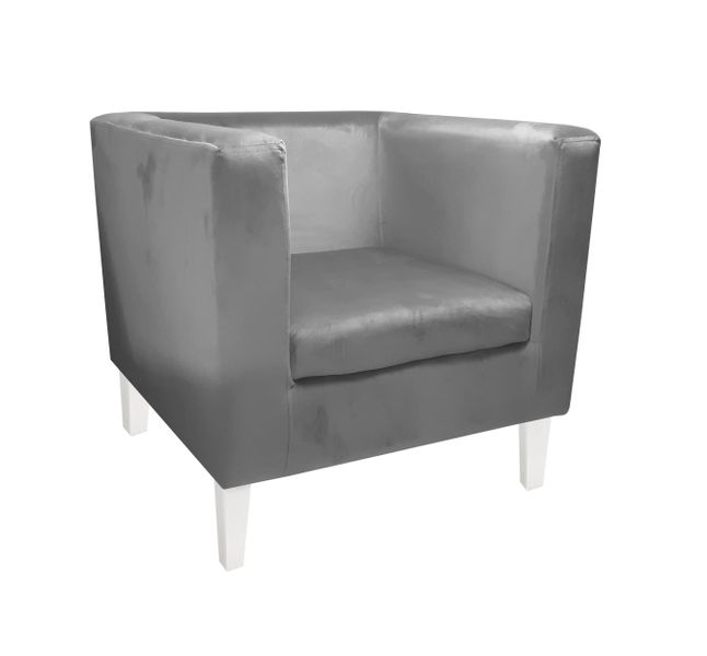 Fotel Monaco nogi 20 białe MG17 zdjęcie 1