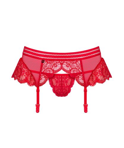 Pas Obsessive 853-GAR-3 Czerwony Czerwony S/M na Arena.pl