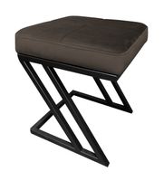 Pufa ZETA LOFT ławka taboret podnóżek metal MG05