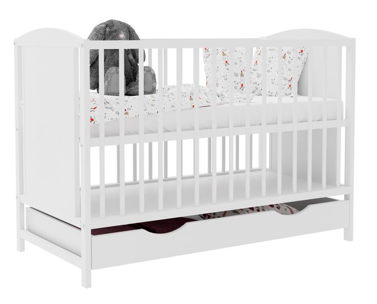 Łóżeczko szuflada BAJKA BIAŁA zdjęcie 2