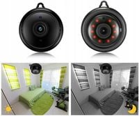 KAMERA SZPIEGOWSKA MINI NOKTOWIZYJNA UKRYTA WIFI SMART DETEKCJA RUCH FHD