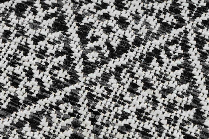 RUG/LU/VINEA/ZIGZAK/BLACK+WHITE/70x300 zdjęcie 6