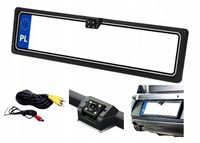 KAMERA COFANIA Z LED W RAMCE TABLICA REJESTRACYJNA