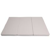 materac gimnastyczny Satellite PU 150x100x8 cm - trzyczęściowy beżowy