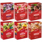 Babeczki czekoladowe owocowe mix 6 smaków Delecta 280g/300g z papilotkami