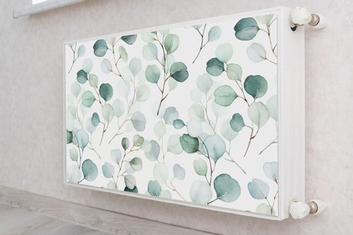 MAGNETYCZNA Maskownica Na Grzejnik Akwarelowe Liście 80cm x 60cm na Arena.pl