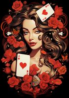 Plakat 21x29,7cm Różany Hazard