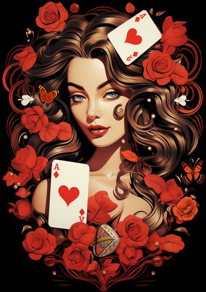 Plakat 21x29,7cm Różany Hazard zdjęcie 1