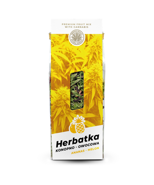 Herbatka konopno owocowa "ANANAS - MELON" 45 g zdjęcie 1