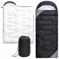 ŚPIWÓR TURYSTYCZNY MUMIA Z KAPTUREM CIEPŁY KOŁDRA 2w1 LEKKI POKROWIEC