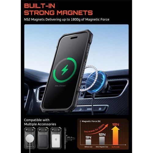 SUPCASE UB GRIP MAG MAGSAFE IPHONE 17 AIR BLACK na Arena.pl