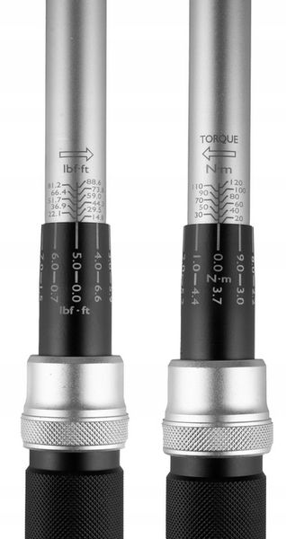 KLUCZ DYNAMOMETRYCZNY Z BLOKADĄ CERTYFIKAT KALIBRACJI ETUI 20-120NM 1/2"JCB zdjęcie 9