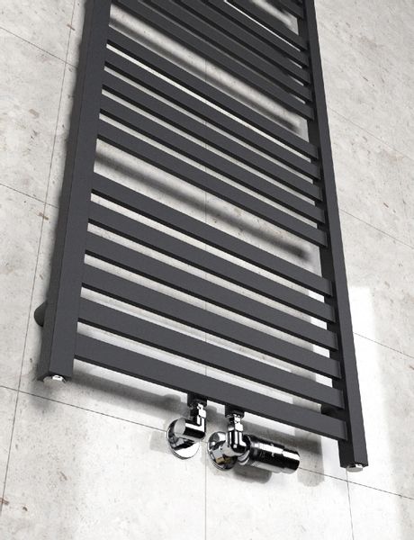 Grzejnik łazienkowy ROYAL-MIDDLE 1150x630 CZARNY S zdjęcie 6