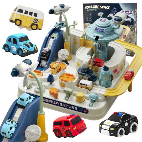 WOOPIE Interaktywny Tor Samochodowy "Kosmiczna Przygoda" zdjęcie 1