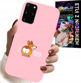 ETUI DO SAMSUNG GALAXY S20 PLUS - ŚMIESZNE WZORY I LOVE YOU PIESEK OBUDOWA
