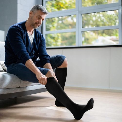 Podkolanówki Uciskowe Skarpety Kompresyjne Przeciwżylakowe na Obrzęk Żylaki na Arena.pl