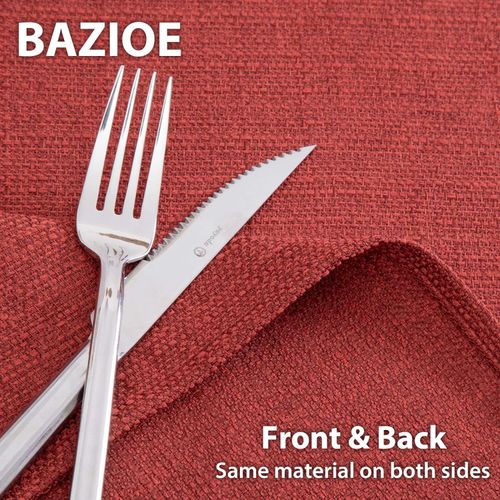 Elegancki Obrus BAZIOE Stylowy na Wszystkie Okazje, Czerwony na Arena.pl