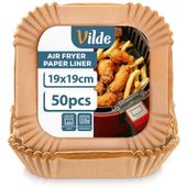 Wkład do frytkownicy Air Fryer beztłuszczowej papierowy kwadratowy 19x19