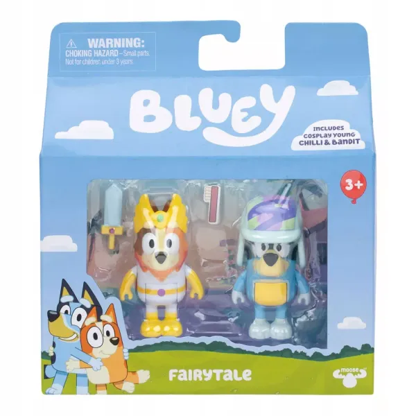 Bluey. Baśniowe postacie. Figurka Bluey i Chilli zdjęcie 4