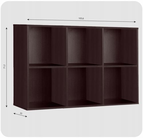 Regał półka organizer pojemnik stojak na płyty winylowe segregatory Cubo 5 na Arena.pl