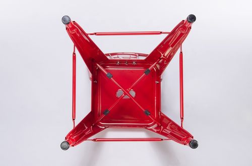 Hoker tower back 66cm czerwone metal na Arena.pl