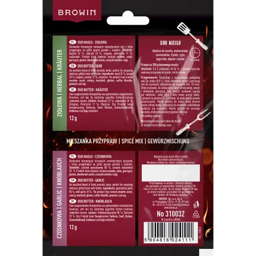 Przyprawa do masła ziołowego czosnkowego 2 w 1 na Arena.pl