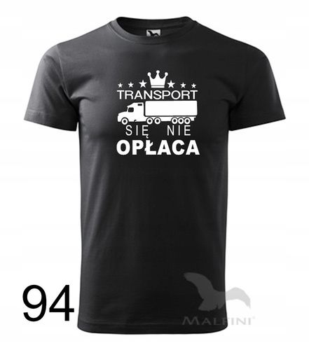Koszulka męska TRANSPORT SIĘ NIE OPŁACA kolory na Arena.pl