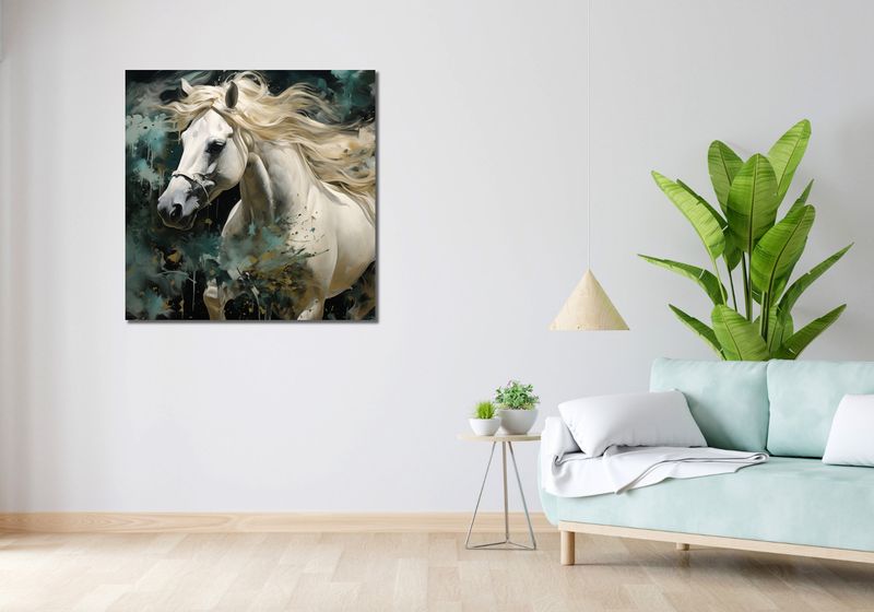 Obraz 90x90cm Dziki Duch zdjęcie 2