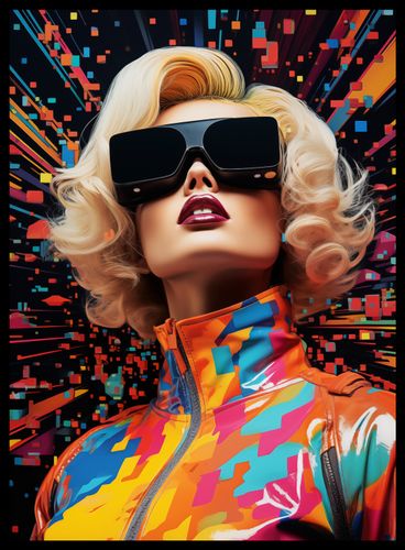 Plakat 40x55cm Retro Futuryzm na Arena.pl