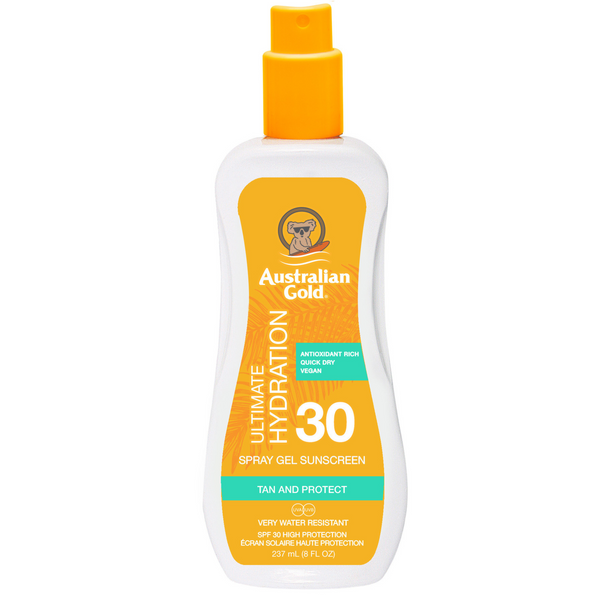 Australian Gold Żel W Sprayu Z Filtrem SPF30 + Moisture Lock 237ml zdjęcie 2