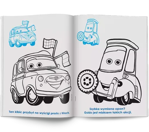 Auta. Kolorowanka Z Naklejkami na Arena.pl