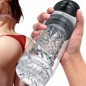 MASTURBATORY MĘSKIE SSĄCA POMPKA PRÓŻNIOWA DO PENISA 7 TRYBÓW OBROTOWYCH