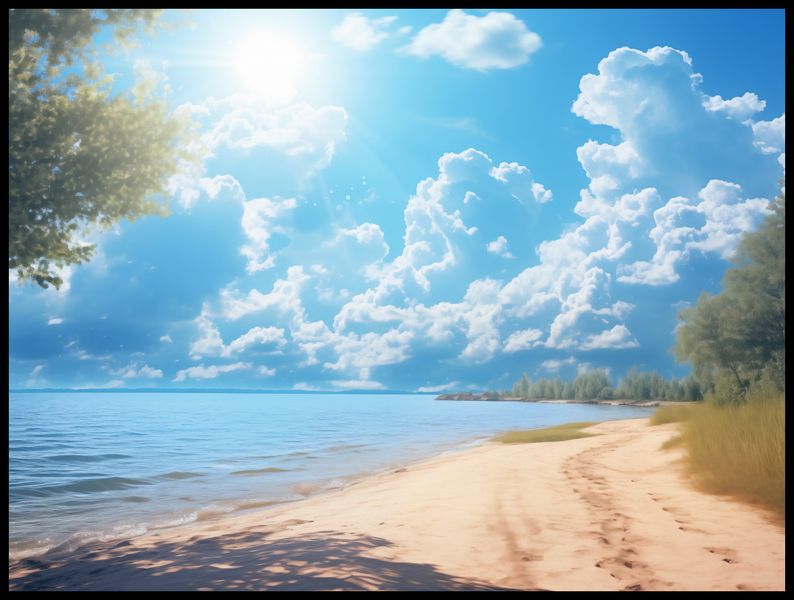 Plakat 100x75cm Letni Dzień zdjęcie 2