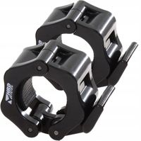 HRD SYSTEM ZACISKI SZCZĘKOWE QR NA GRYF 25MM KLAMROWE CZARNE KOMPLET