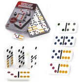 domino w metalowym pudełku