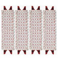 4 x WKŁAD KOŃCÓWKA DO MOPA PŁASKI PŁASKIEGO XL 42cm MIKROFIBRA