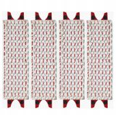 4 x WKŁAD KOŃCÓWKA DO MOPA PŁASKI PŁASKIEGO XL 42cm MIKROFIBRA