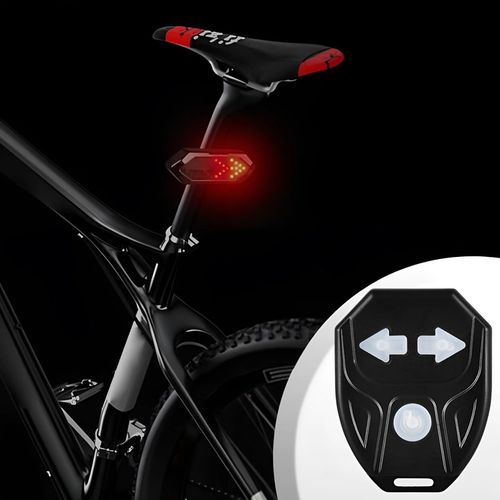 MOCNA LAMPKA ROWEROWA TYLNA KIERUNKOWSKAZY ROWEROWE ŚWIATŁO TYŁ LED USB na Arena.pl