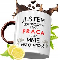 Kubek Bordowy Dla Listonosza Na Urodziny Prezent Z Nadrukiem Ze Zdjęciem